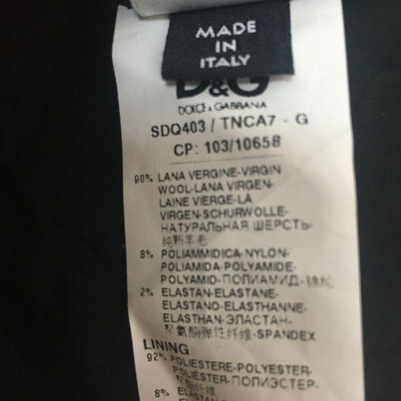 NWT DOLCE & GABBANA Black White Plaid Tartan Dress - Picture 5 of 9